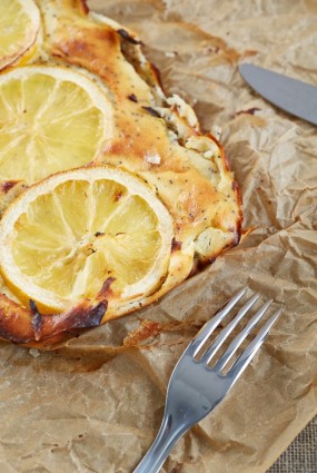 Biezpiena sacepums ar magonēm un citronu