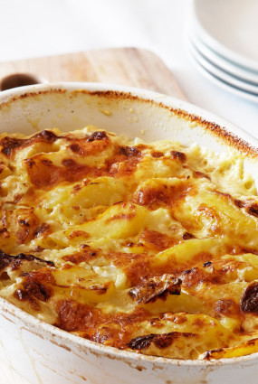 Kartupeļu un sīpolu sacepums