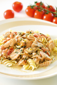 Laša fileja ar fusilli
