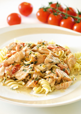 Laša fileja ar fusilli