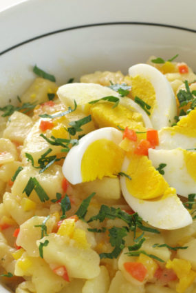 Kartupeļu salāti bavāriešu gaumē