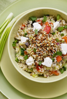 Raibie bulgura salāti