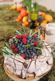 Šokolādes pavlova