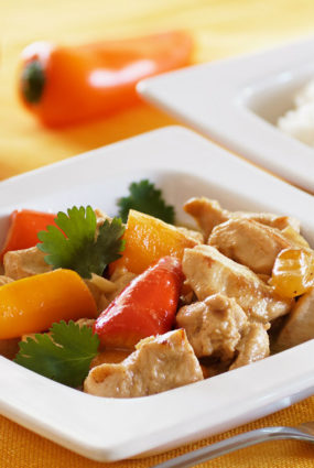 Vistas karijs ar citrona rīsiem