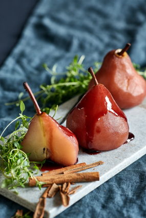 Bumbieri vīna mērcē