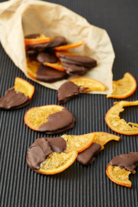 Šokolādē glazēti apelsīnu kraukšķi