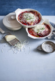 Biešu sacepums ar kazas sieru