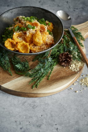 Ķirbju pastas sacepums