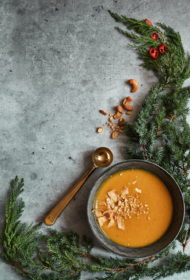 Burkānu un ingvera zupa