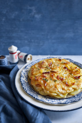 Klasiskais kartupeļu gratin dauphinois