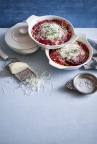 Biešu sacepums ar kazas sieru