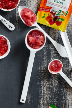 Zemeņu ievārījums ar balzametiķi un melnajiem pipariem