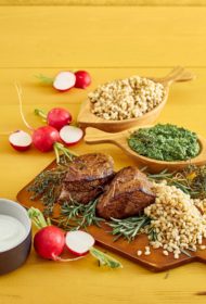 Steiks sarkanvīna marinādē