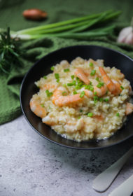 Krēmīgais Garneļu risoto
