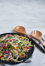 STIR FRY ar kalmāru gredzeniem