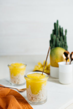 Rīsu pudiņš ar mango