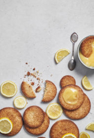 Bretaņas sviesta cepumi ar citronu krēmu