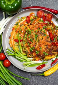 Korejas dārzeņu pankūkas