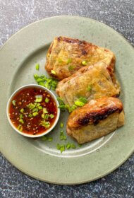 Rīspapīra pelmeņi