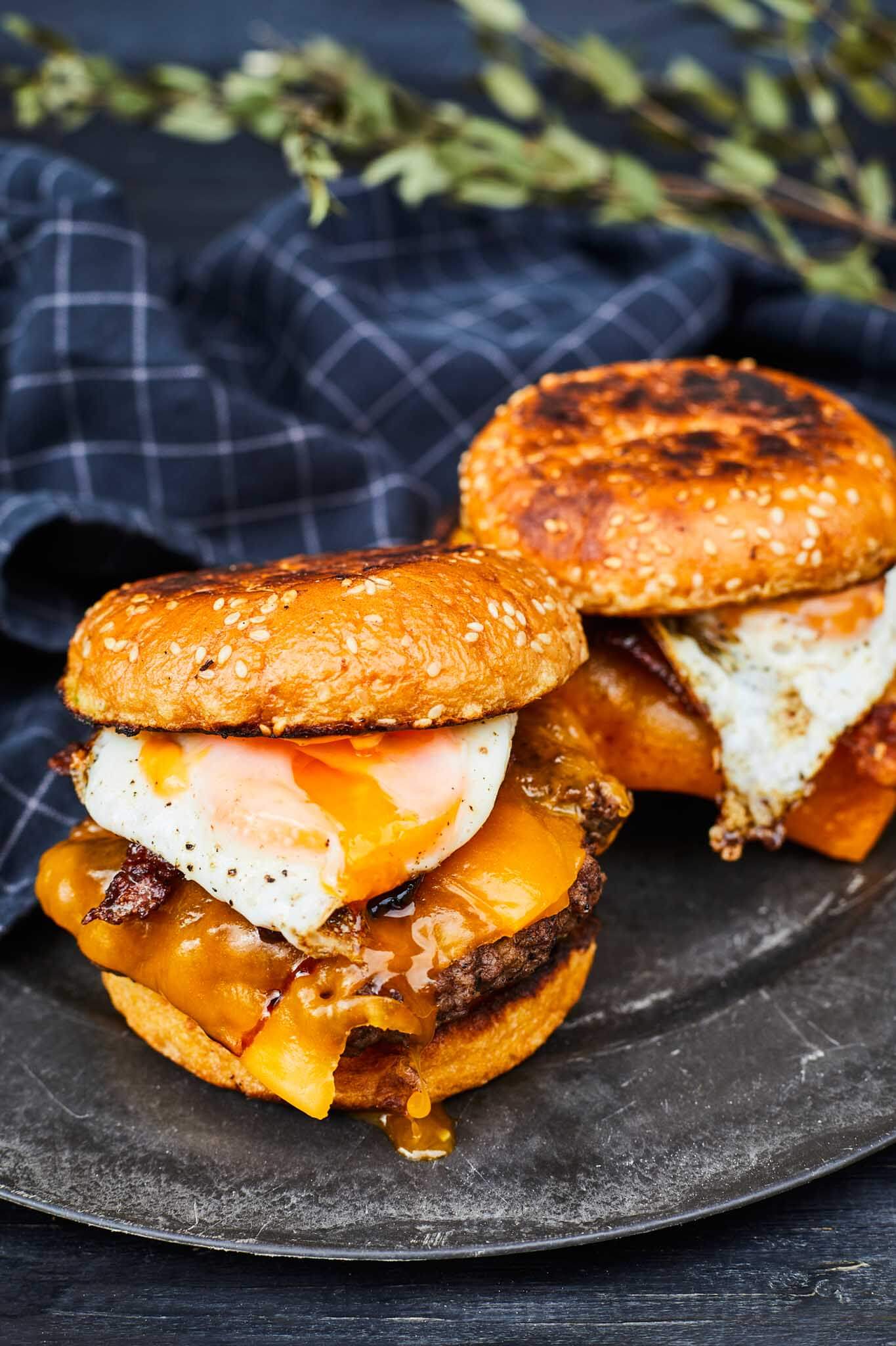 Croque madame brokastu burgers