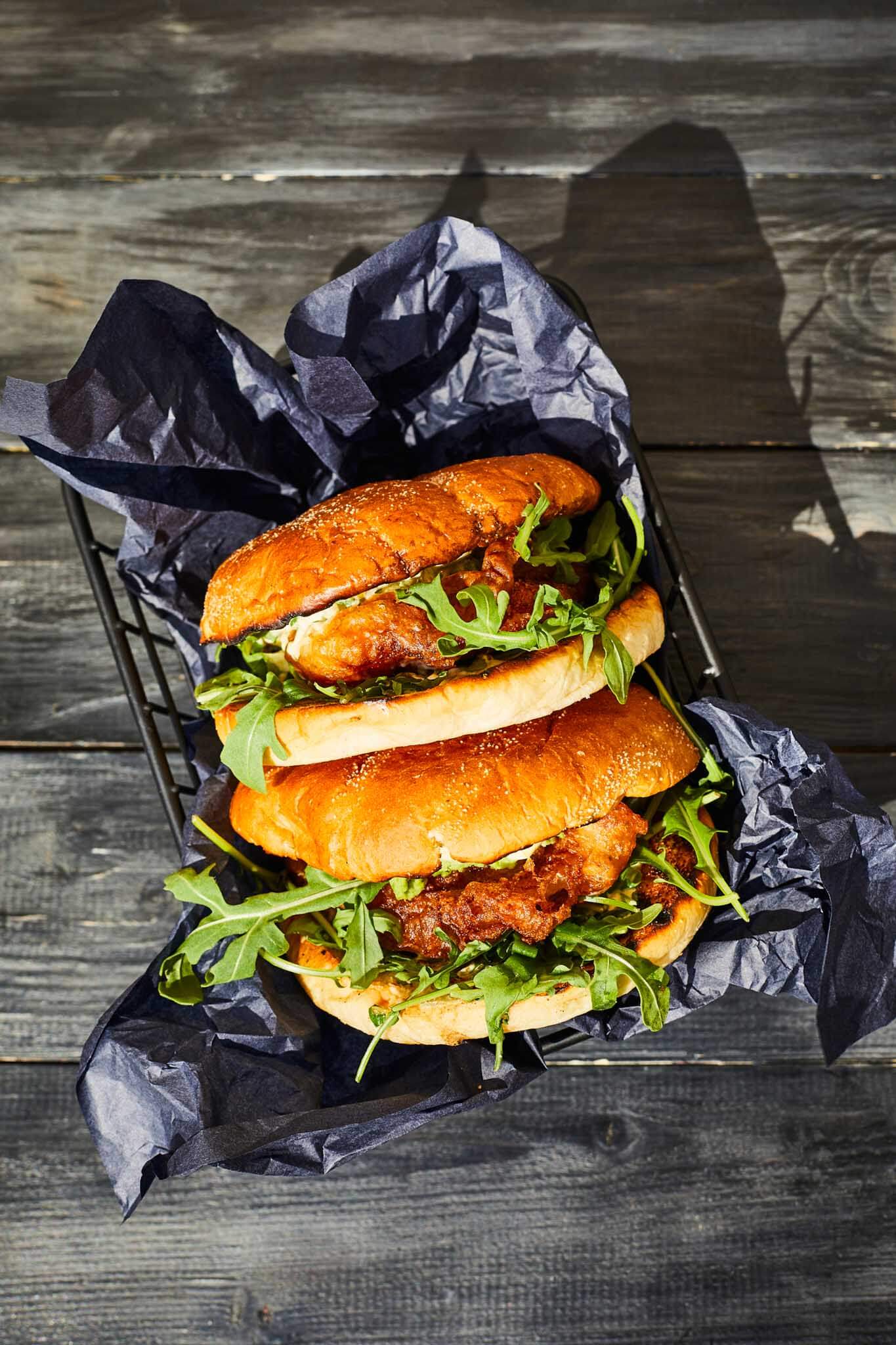 Fish and Chips burgers