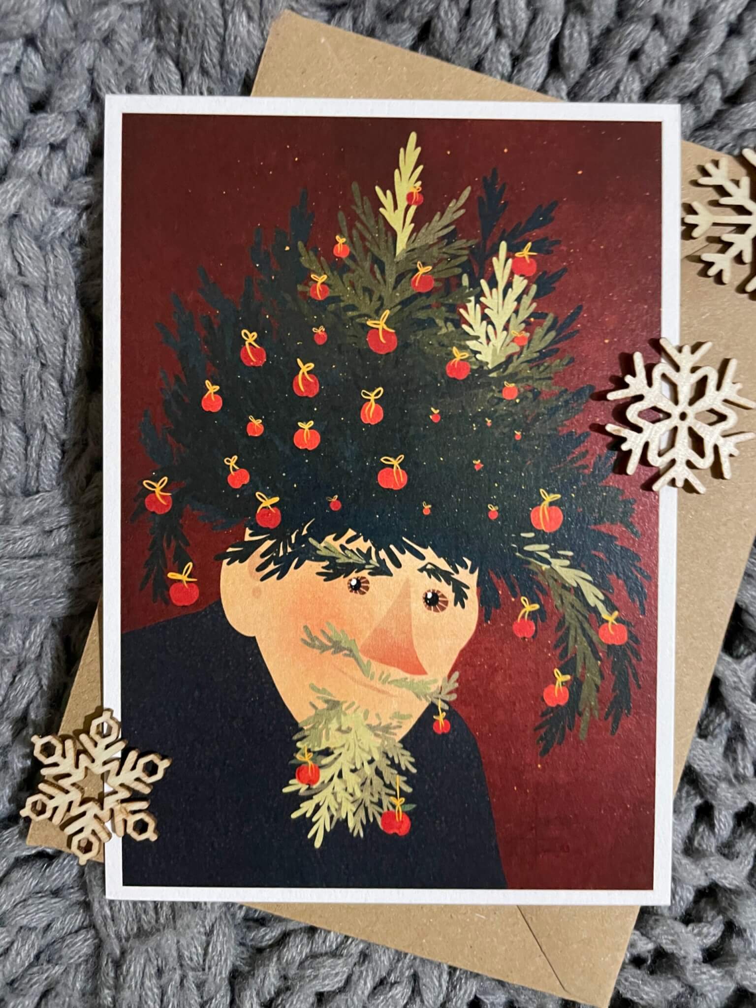 EGĻU ĢIMENE 2025. gada Ziemassvētku pastkartīšu kolekcija