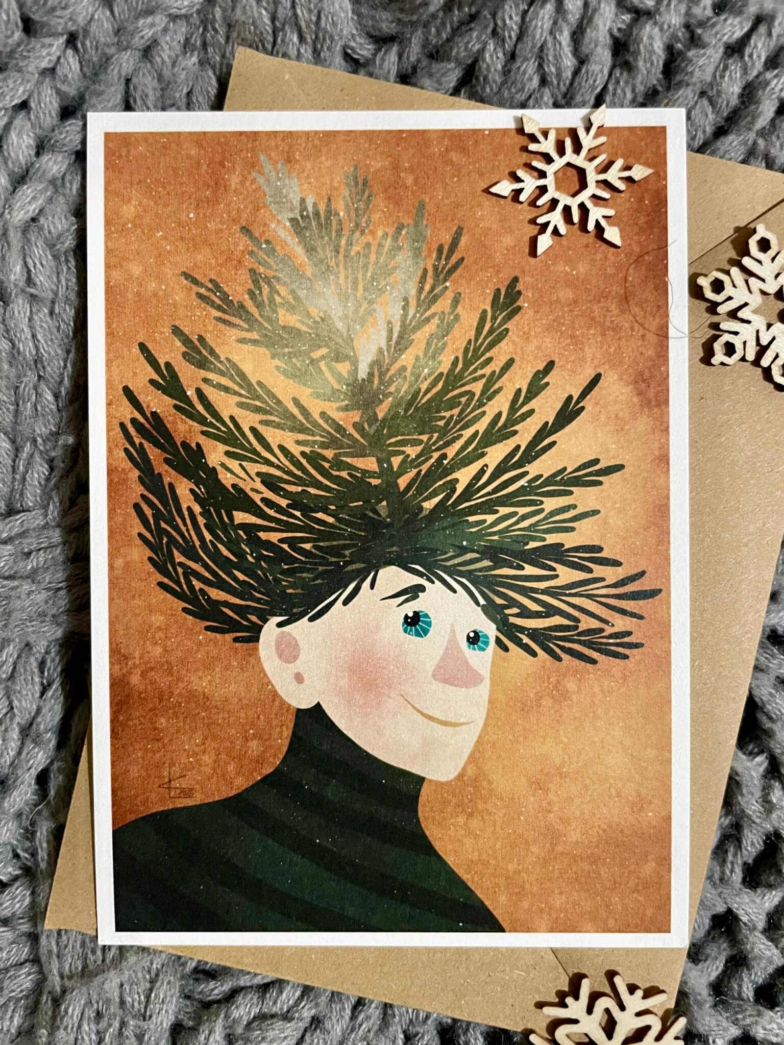 EGĻU ĢIMENE 2025. gada Ziemassvētku pastkartīšu kolekcija