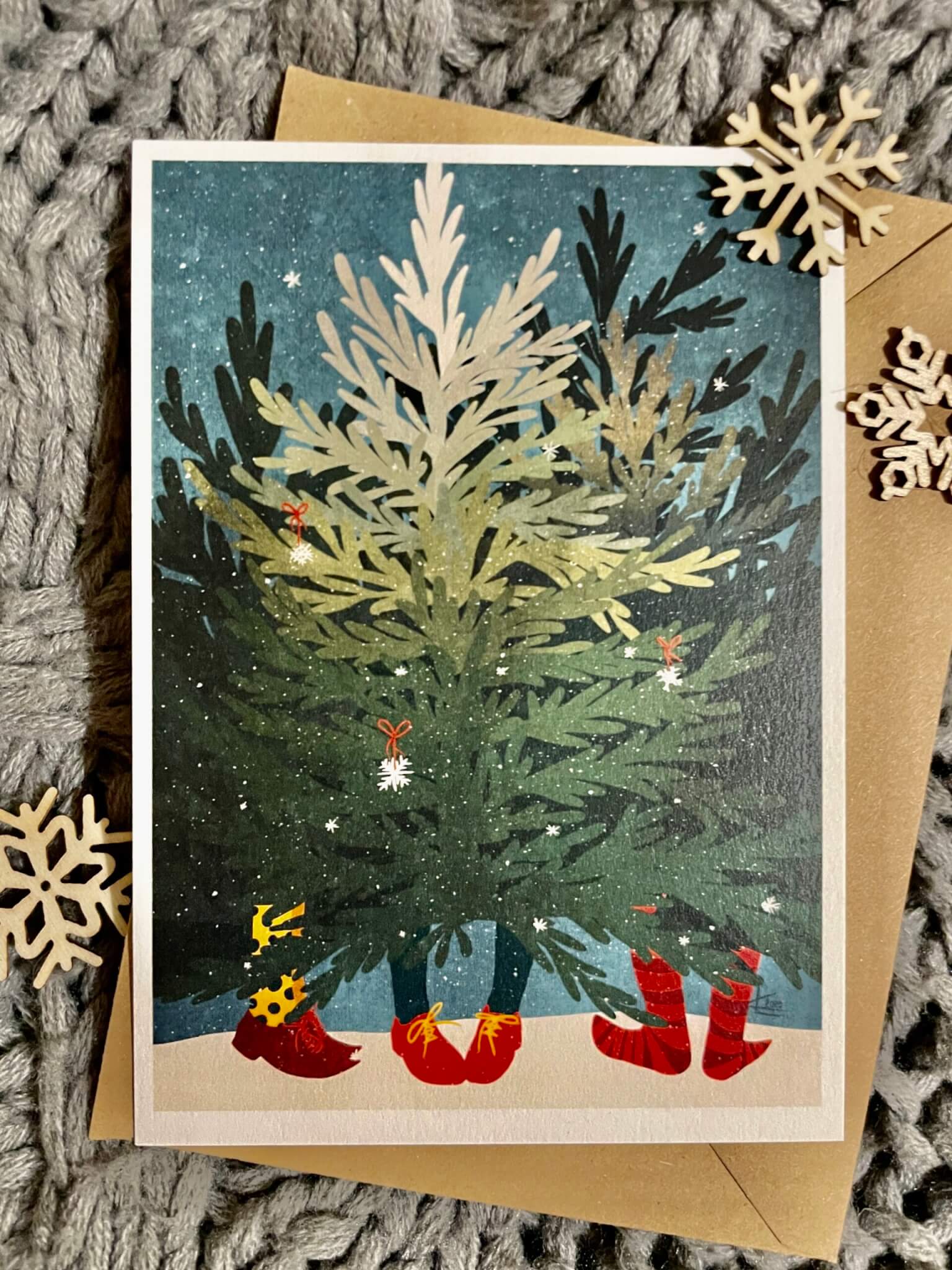 EGĻU ĢIMENE 2025. gada Ziemassvētku pastkartīšu kolekcija