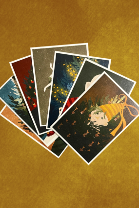 EGĻU ĢIMENE 2025. gada Ziemassvētku pastkartīšu kolekcija