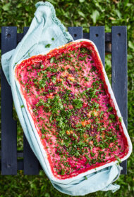 Biešu un batāšu sacepums