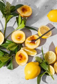 Citronu krēma laiviņas