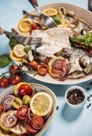 Krāsnī cepta varavīksnes forele