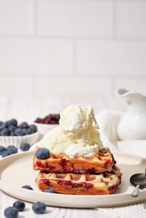 Ķiršu pīrāga vafeles