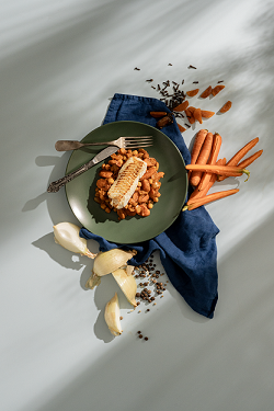 Mencas fileja ar sautējumu Marokas gaumē