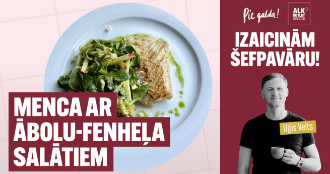12. sērija | MENCAS FILEJA AR ĀBOLU-FENHEĻA SALĀTIEM
