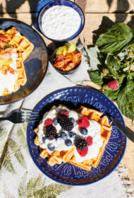 Biezpiena vafeles brokastīm