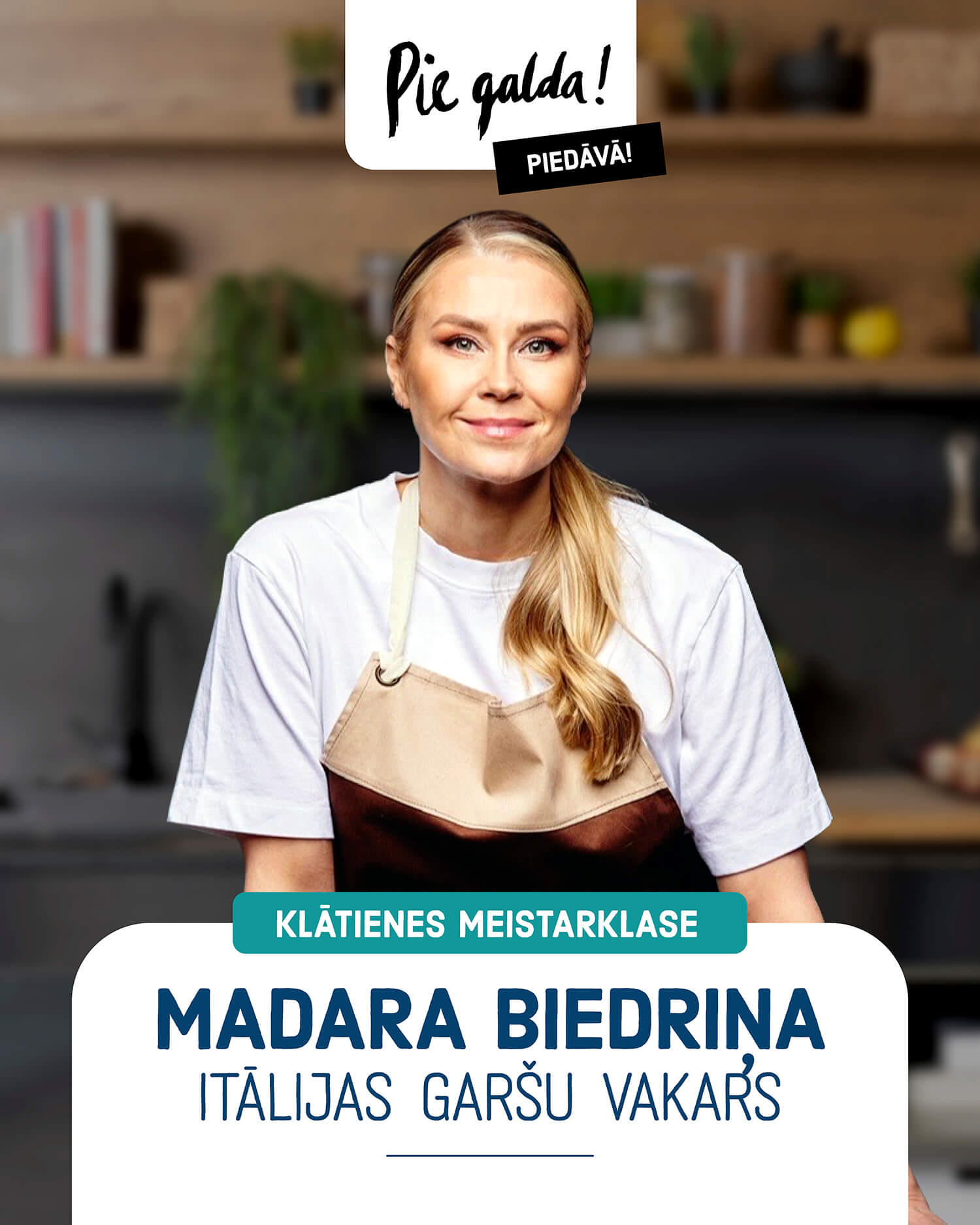 Itālijas garšu vakars ar Madaru Biedriņu