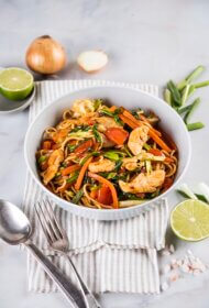 Vistas filejas voks kimči mērcē ar dārzeņiem