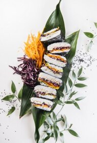 Suši sendviči ar tunča salātiem
