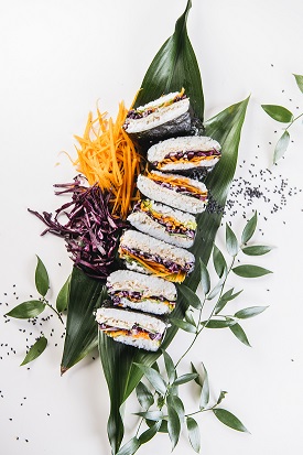 Suši sendviči ar tunča salātiem