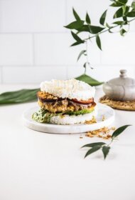 Suši burgers ar panko vistu