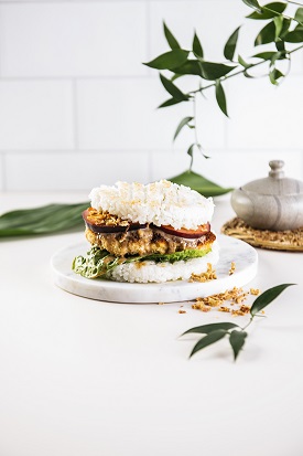 Suši burgers ar panko vistu