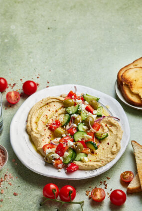 Grieķu salātu plate