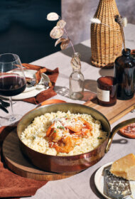 RISOTO AR CEPTĀM TĪĢERGANELĒM
