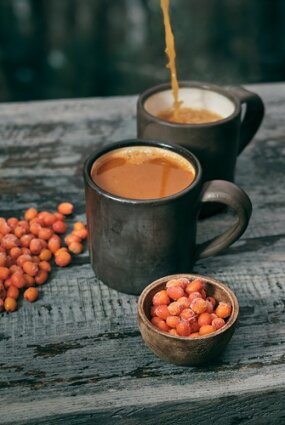 Spēcinoši veselīgais karstais ziemas dzēriens