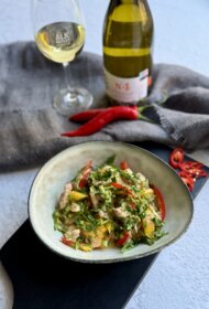 Pikantais vistas un mango voks