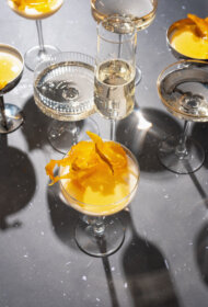 Citronu un timiāna panna cotta