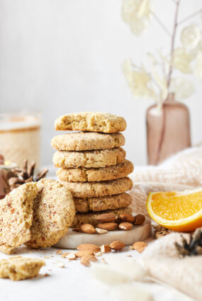 Mandeļu un apelsīnu cepumi