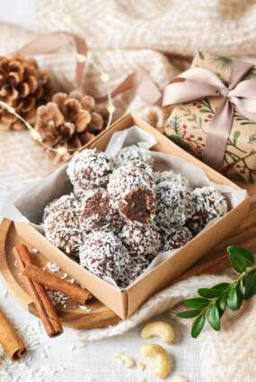 Riekstu un žāvētu augļu trifeles